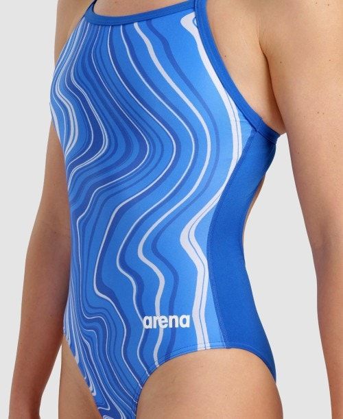 Arena Marbled Lightdrop Back One Piece Body Dam Olika Färger | AKHCDMJ-31