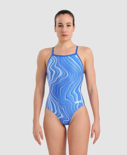 Arena Marbled Lightdrop Back One Piece Body Dam Olika Färger | AKHCDMJ-31