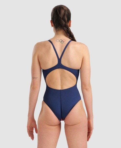 Arena Marbled Lightdrop Back One Piece Body Dam Olika Färger | LKFIGQA-30