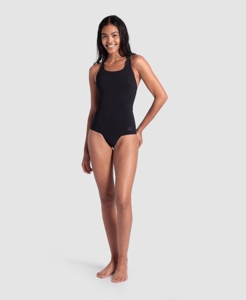 Arena Mesh Panel Power Back One Piece Body Dam Olika Färger | SQXIDBP-28