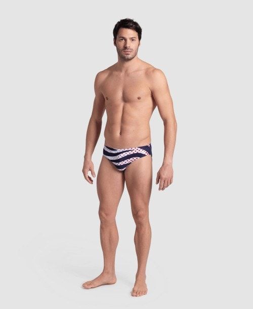 Arena Multi Stripes Swim Briefs Kalsonger Herr Olika Färger | KVSDOMI-07