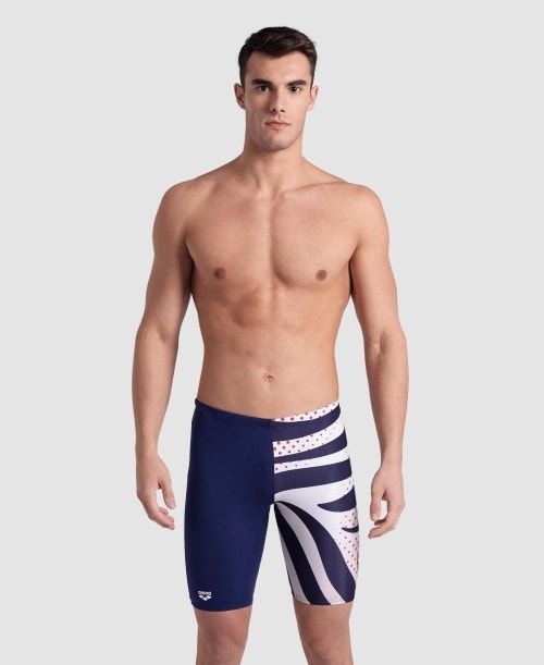 Arena Multi Stripes Swim Jammer Jammer Herr Olika Färger | JFVDPBU-81