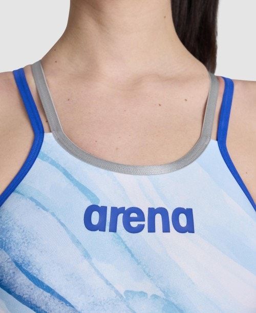 Arena One Dreams Double Cross Back One Piece Body Dam Olika Färger | VDQJNKG-74