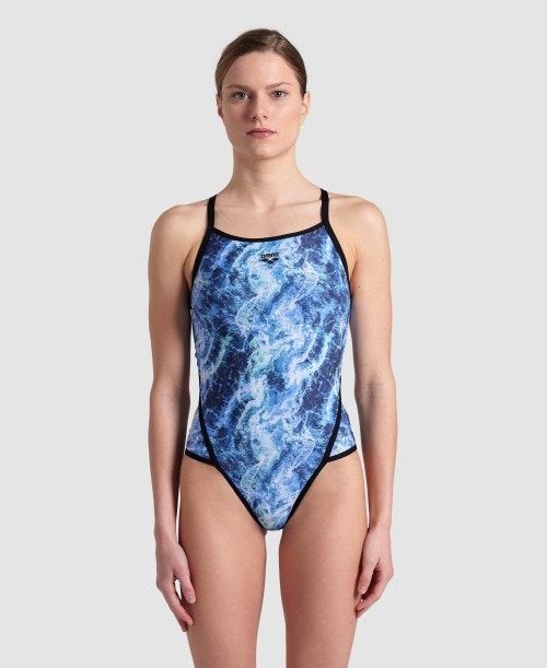 Arena Pacific Superfly Back Swimsuit Baddräkt Dam Olika Färger | OCYSUFA-83