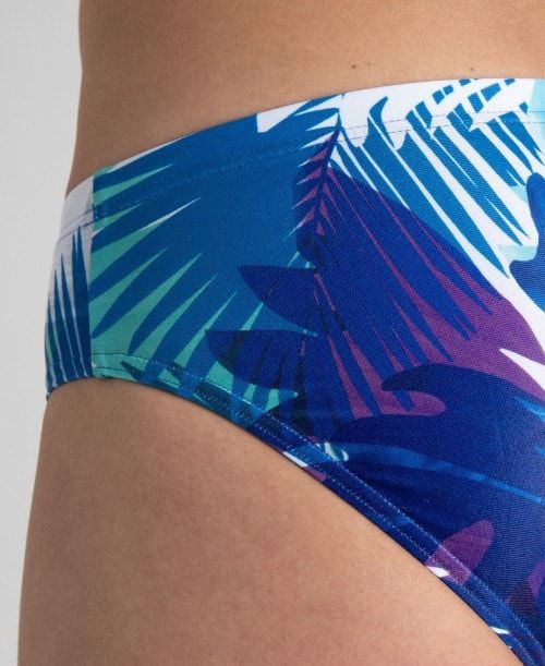 Arena Palm Print Brief Kalsonger Herr Marinblå Olika Färger | AITMNJO-31