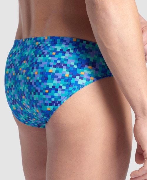 Arena Pool Tiles Swim Briefs Kalsonger Herr Olika Färger | CMLQFUG-25