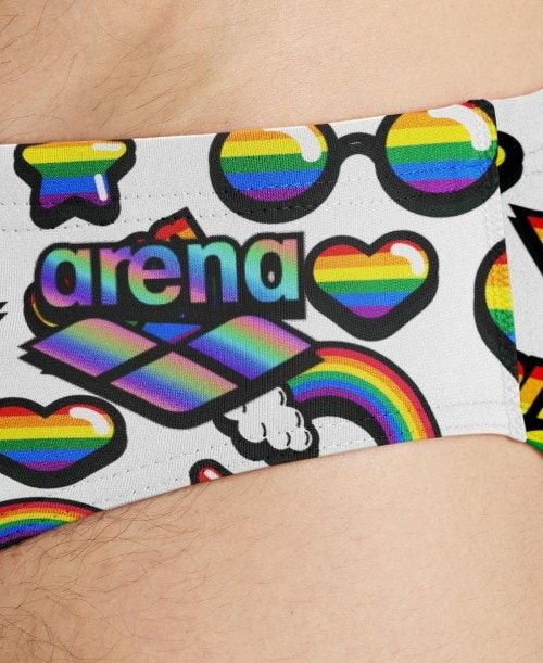 Arena Pride Print Of The Month Brief Kalsonger Herr Olika Färger | GDRCIPY-98