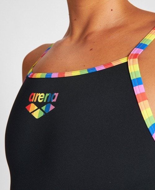 Arena Pride Superfly Back One Piece Body Dam Svarta Olika Färger | ULIPODS-43