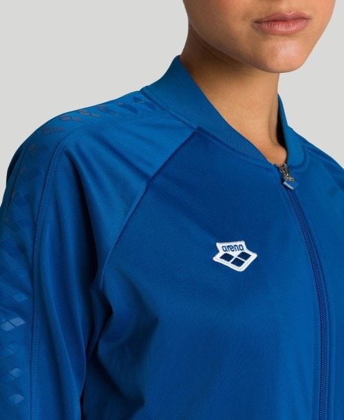 Arena Relax Iv Team Full-zip Jacket Jackor Dam Blå | QMLNCEW-64