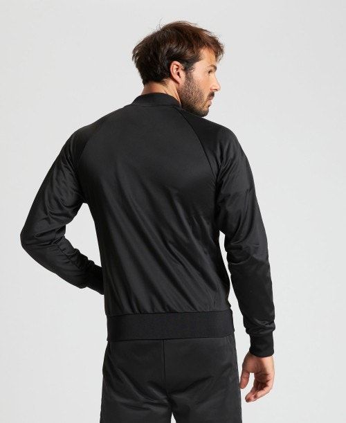 Arena Relax Iv Team Full-zip Jacket Jackor Herr Svarta Svarta Svarta | QOSMTYJ-25