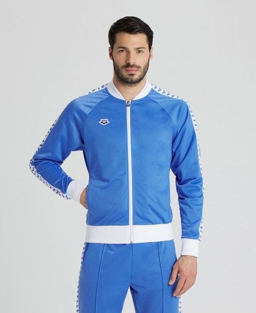 Arena Relax Iv Team Full-zip Jacket Jackor Herr Vita | XTNCUHS-69