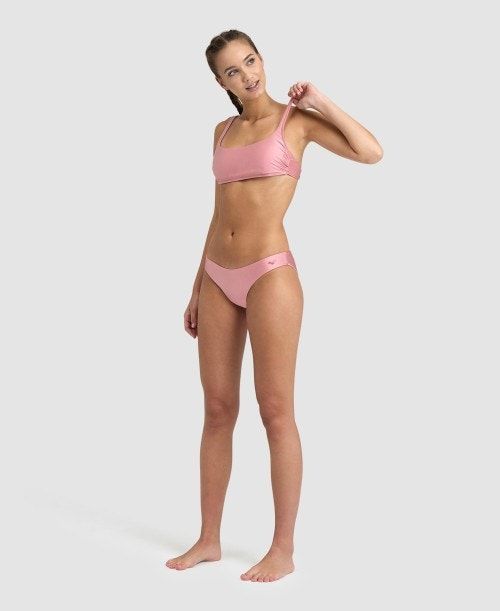 Arena Shila Bralette Bikini Bikiniler Dam Rosa | TERUOFS-93