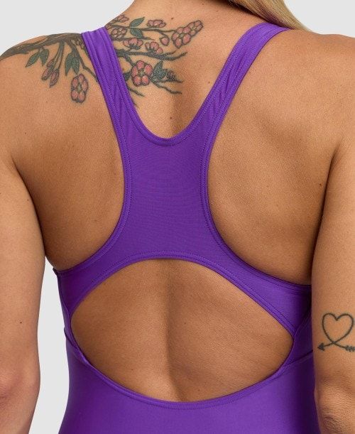 Arena Solid Control Pro Back One Piece Body Dam Lila | TYOFHXL-05