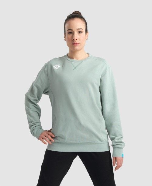 Arena Solid Crewneck Pullover Dam Olika Färger | TFGKCVA-41