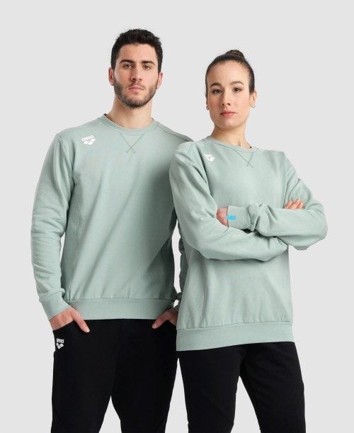 Arena Solid Crewneck Pullover Dam Olika Färger | TFGKCVA-41