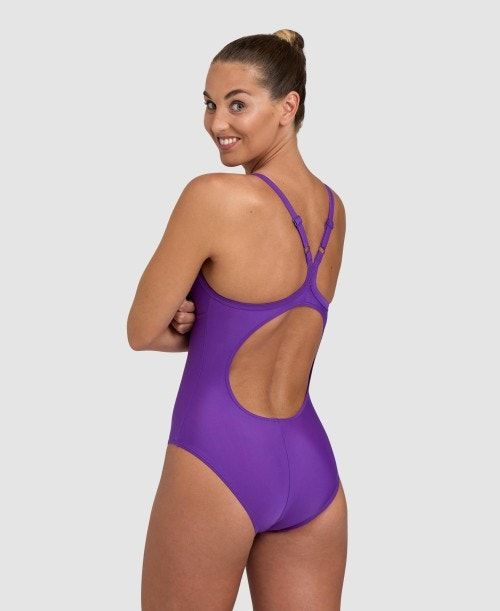 Arena Solid Light Drop Back One Piece Body Dam Olika Färger | BGCFVPL-14