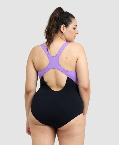 Arena Spikes Pro Back Plus One Piece Body Dam Svarta | BXCNJLP-18