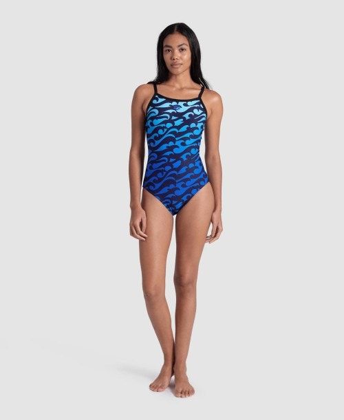 Arena Surfs Up Light Drop Back Swimsuit Baddräkt Dam Olika Färger | HXYPNOQ-84