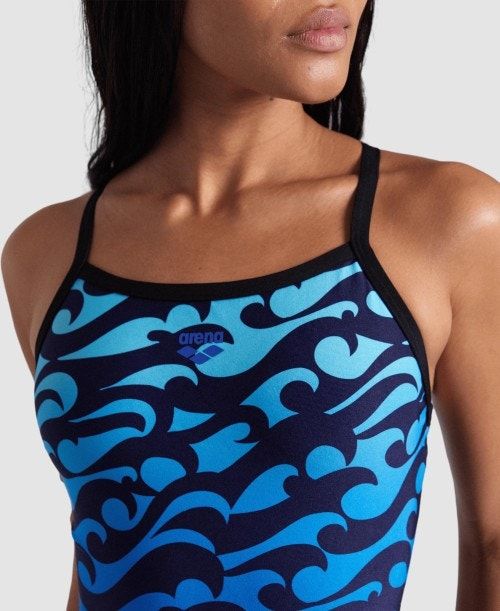 Arena Surfs Up Light Drop Back Swimsuit Baddräkt Dam Olika Färger | HXYPNOQ-84