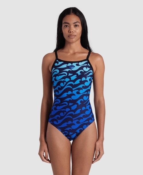 Arena Surfs Up Light Drop Back Swimsuit Baddräkt Dam Olika Färger | HXYPNOQ-84