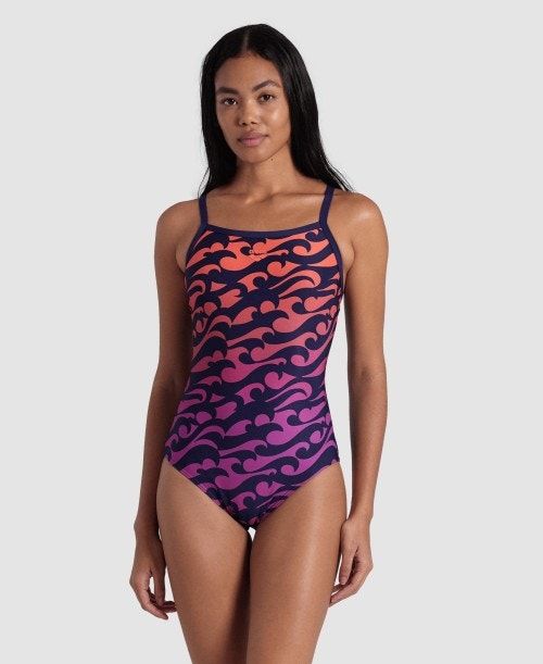 Arena Surfs Up Light Drop Back Swimsuit Baddräkt Dam Olika Färger | OPINQFG-86