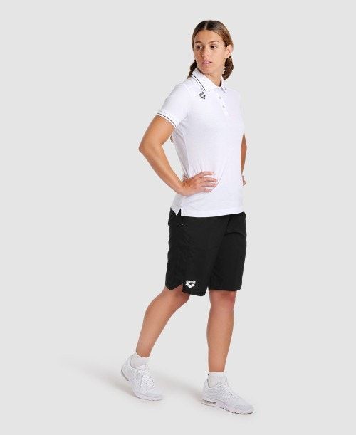 Arena Team Cotton Polo Shirt Solid Shorts Dam Olika Färger | YORADVM-40