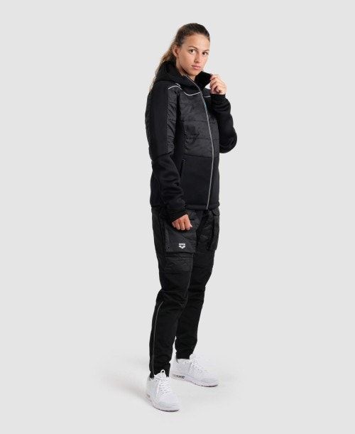 Arena Team Half-quilted Hooded Jacket Jackor Herr Olika Färger | CUEQNMW-64