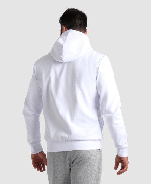 Arena Team Hooded Jacket Panel Jackor Dam Vita | VKDUMWO-74