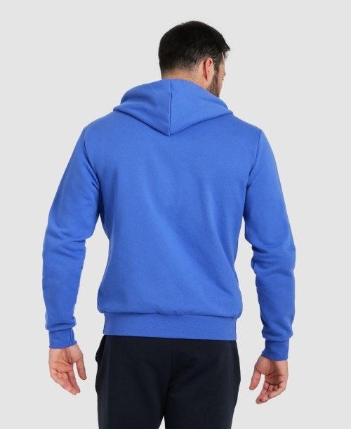 Arena Team Hooded Jacket Panel Jackor Herr Kungsblått | OFPTKZC-20