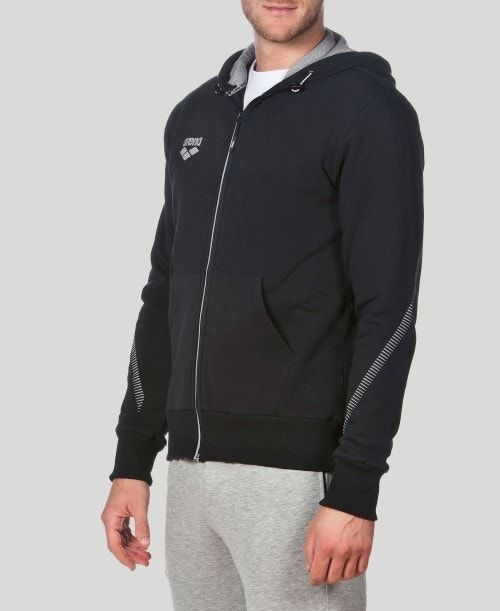 Arena Team Line Hooded Jacket Jackor Herr Marinblå | GXPIJYC-12