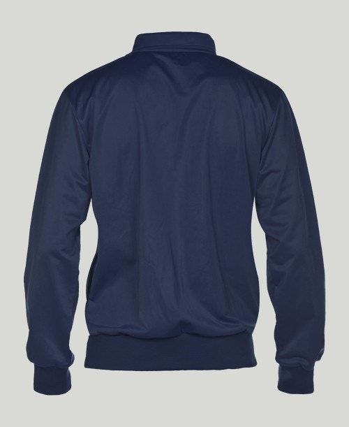 Arena Team Line Knitted Poly Jacket Jackor Herr Marinblå | LJSVKDU-97