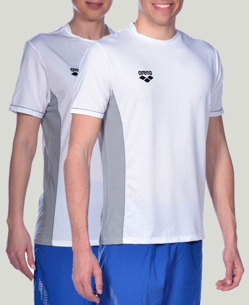 Arena Team Line Tech Short Sleeve Tee Shorts Herr Vita | ILJGEVP-15