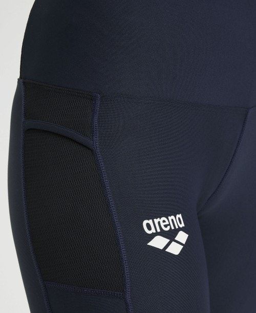 Arena Team Long Tights Panel Strumpbyxor Dam Olika Färger | FEODXQU-34