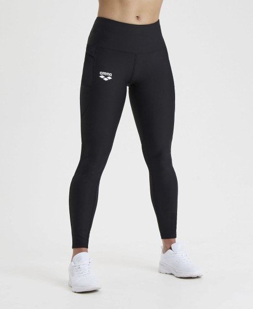 Arena Team Long Tights Panel Strumpbyxor Dam Olika Färger | NLTXMOZ-10