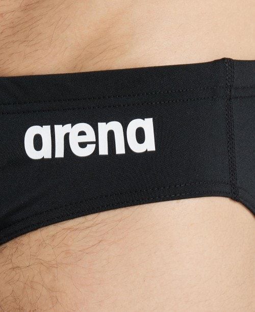 Arena Team Solid Brief Kalsonger Herr Svarta Vita | CKSOQFE-31