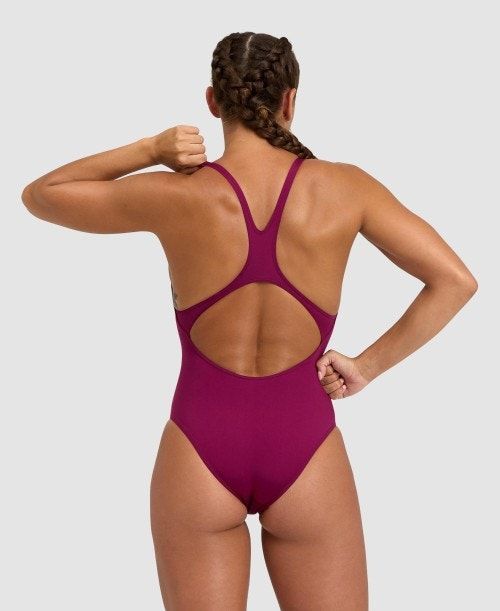 Arena Team Swim Pro Solid One Piece Body Dam Röda Vita | ITGZYKD-47