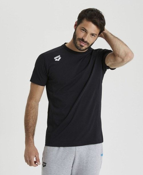 Arena Team T-shirt Panel Shorts Dam Svarta | BPVAZIQ-49