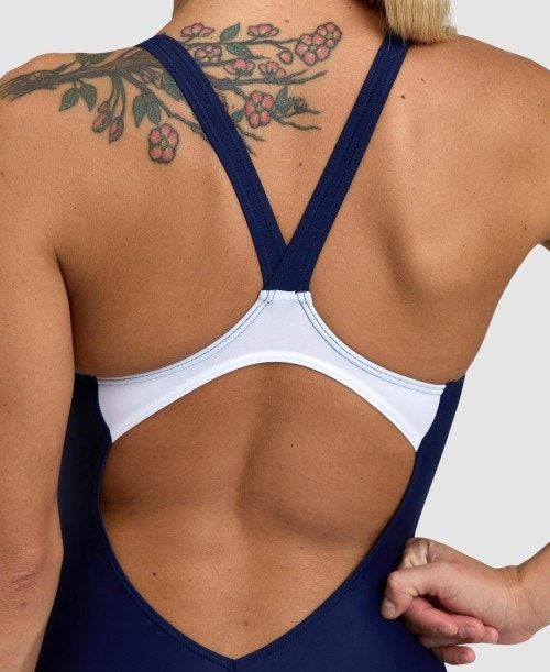 Arena Threefold V Back One Piece Body Dam Olika Färger | QJFWAKY-69