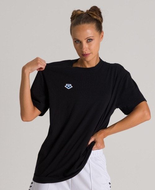 Arena Uni T-shirt Shorts Herr Svarta | YFMLQRX-91