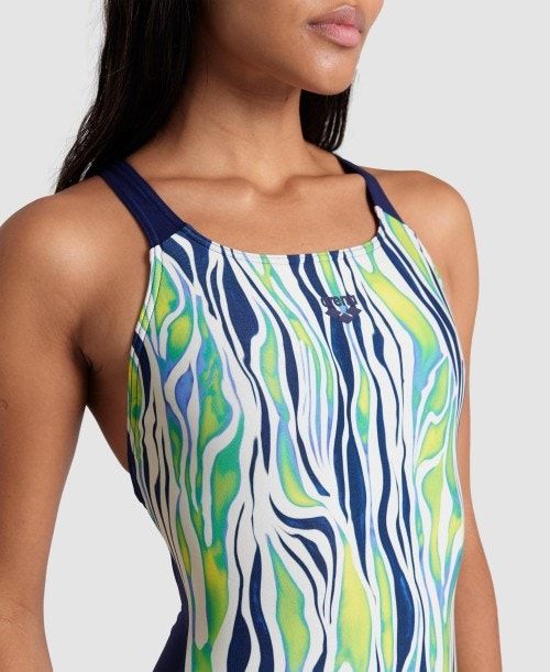 Arena Zebra Stripes Swim Pro Back Swimsuit Baddräkt Dam Olika Färger | DOIVWXZ-41