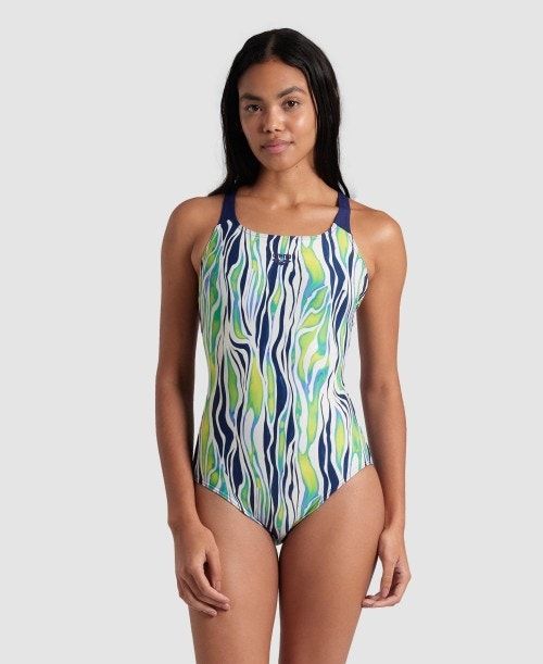 Arena Zebra Stripes Swim Pro Back Swimsuit Baddräkt Dam Olika Färger | DOIVWXZ-41